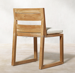 Ensemble de table et de chaises de salle à manger en teck massif rectangulaire artisanal pour 8 personnes, pour l'extérieur - Product Image 5