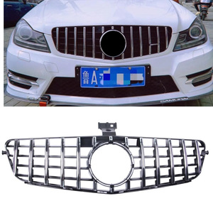 Calandre avant Mercedes-Benz Classe C 2007-2014 style ciel étoilé GT AMG en plastique ABS pour modernisation et amélioration - Product Image 2