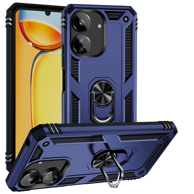 Fashion Shockproof Cell Phone Case with Holder for Xiaomi Poco F7 15 Ultra Armor Mobile Covers for Redmi Turbo 4 Pro 14C A5