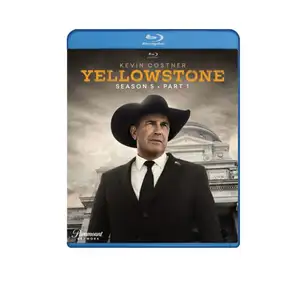 Yellowstone Season 5 Part 1 Blue Ray Version 4 Discs Factory Wholesale DVD Movies TV Series Cartoon CD Blue Ray Free Shipping