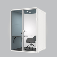 Insonorisation Mobile Studio Room Acoustic Meeting Office Work Space Silence Proof Office Pod avec sièges