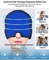 Produit le plus vendu 2024 chapeau de refroidissement de migraine de sac de glace de gel de haute qualité pour le soulagement de la douleur