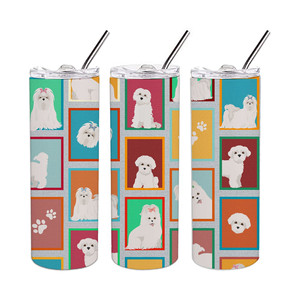 Vaso delgado de acero inoxidable estilo maltese, en varios tamaños - Product Image 5