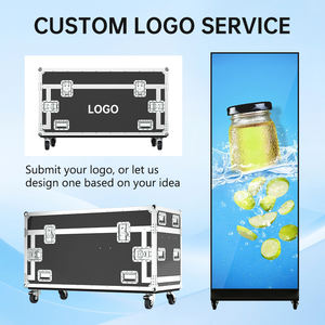 Dış Mekan İç Mekan LED Poster Ekranı Ultra İnce Taşınabilir Dijital Banner Led Panel Video İnce Reklam Posteri Taşınabilir Led Ekran - Product Image 6