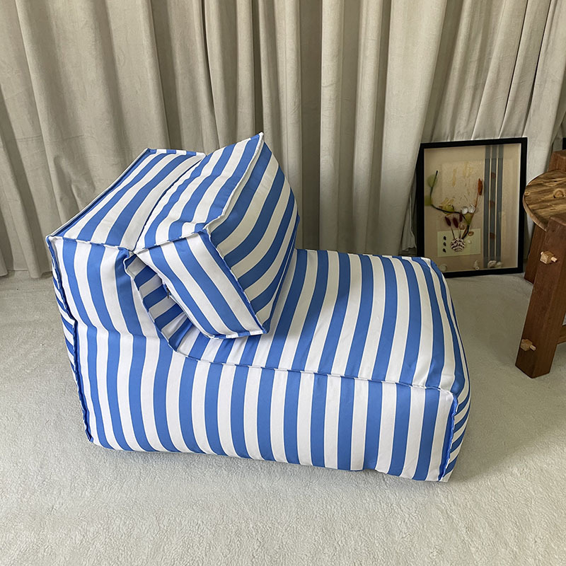 Bande bleue et blanche