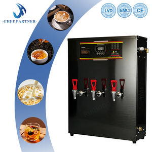 Trois robinets <span class=keywords><strong>d</strong></span>'eau chaude, capacité 35L, <span class=keywords><strong>d</strong></span>ébit 85L/H, distributeur sur pied/mural - Idéal pour les espaces publics et les entreprises - Product Image 1