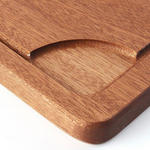 Set <span class=keywords><strong>di</strong></span> 3 Taglieri Quadrati in Legno <span class=keywords><strong>di</strong></span> Ebano Naturale Ecologico, Riutilizzabili e Resistenti, Spessore 1,5 cm - Product Image 3