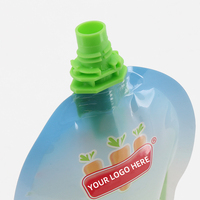 Custom Die-Cut Shape Baby Food Spout Pouch BPA Free Food Grade Infant Puree Squeeze Packaging Bag OEM Factory MOQ 5000