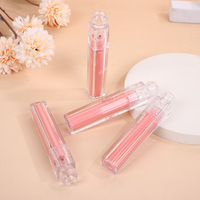 Tube de brillant à lèvres vide de 3 ml avec bouchon à bille, contenants transparents pour gloss, kit d'emballage personnalisé pour brillant à lèvres