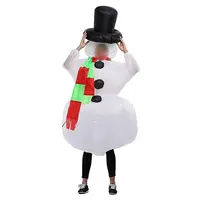 חג המולד מתנפח שלג Cosplay תלבושות המפלגה תחפושת לפוצץ גוף מבוגרים תלבושות מסיבת חג מולד דקור