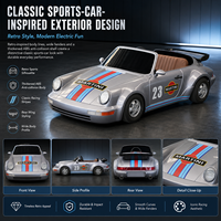 Go-Kart Eléctrico Comercial Retro 911 para Adultos, Kart de Carreras de Alto Rendimiento para Pistas de Carreras y Servicios de Alquiler para Clubes de Carreras