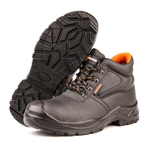 Certificado <span class=keywords><strong>CE</strong></span> S3 ESD punta de acero impermeable trabajador botas de seguridad zapatos de cuero en relieve - Product Image 2