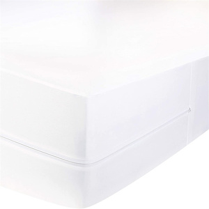 Không thấm nước không thấm nước không thấm nước microfiber nệm bảo vệ với dây kéo bedbug bảo vệ 400TC chủ đề Đếm tất cả các mùa sử dụng - Product Image 2