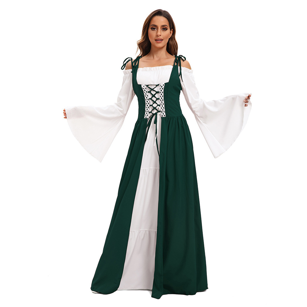 9125 Green [Skirt, Vest, Ribbon]