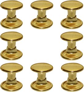 Ensembles de rivets en cuir, rivets à double capuchon, clous métalliques tubulaires, accessoires de réparation et de décoration pour l'artisanat du cuir, vêtements, chaussures, sacs - Product Image 1