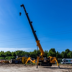 Bestselling Products 2025 New Crawler Mini Spider Crane Full Automatic 5-section 3t-12t Capacities <b>25m</b> Lifting Height 0-360 - Product Image 5