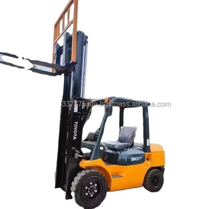 99% New Condition Toyota 7F30 3T Used Diesel <b>Forklift</b> with Engine Core Components Tested & Inspected Reasonable Price for Sale - Product Image 1