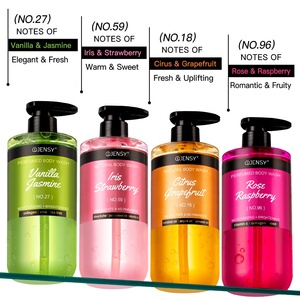 Gel de Ducha Corporal Vegano Coreano de Marca Privada al por Mayor con Aceite de Jojoba, Colágeno, Vitamina C y Perfume, Orgánico, Hidratante y Blanqueador - Product Image 3
