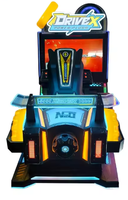 Machine de jeu d'arcade de simulation de course automobile à monnayeur pour centre de jeux et FEC