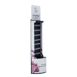 Adjustable Pegboard Makeup Display Stand Perforated Metal Panel with <b>Hooks</b> for Organizing Hair Brushes <b>Tools</b> & Cosmetics - Product Image 5