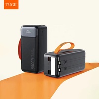 TUGII Power Bank Vente en gros Chargeur portable 30000mAh USB C Charge rapide Haute capacité Fournisseur direct d'usine