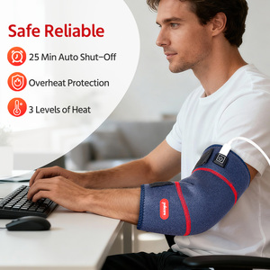 Bungkus siku pemanas listrik portabel, dengan 3 level panas & mati otomatis, bertenaga USB 10W untuk menghilangkan rasa sakit kantor rumah - Product Image 2