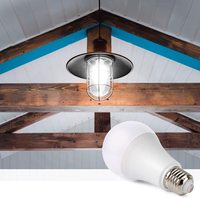 Bombilla led inteligente para interiores y exteriores, sensor de movimiento por Radar, 8w