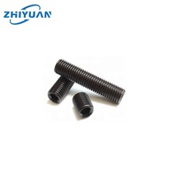 Acier au carbone avec zinc noir de DIN 913 Vis à tête cylindrique à pointe plate