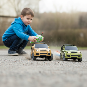 Auto RC Hobby Grade AJB 27M Hz 1/14 a 6 Canali con Funzione Spray, Regalo per Bambini, Veicolo Fuoristrada Telecomandato - Product Image 4