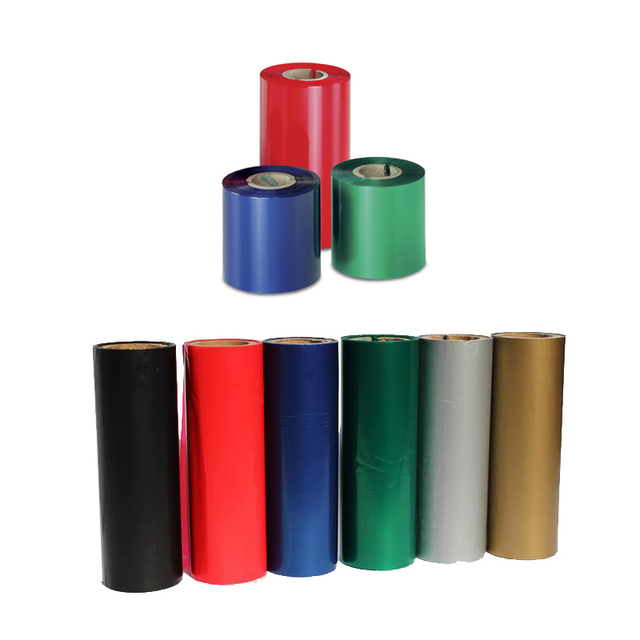 AEBO TTR Barcode Thermal Printer TTR Ribbon Wax Gold Silver Color 110mm*100m