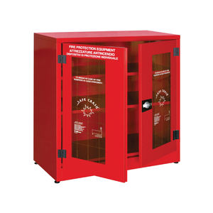 Meuble PPE Carvel 1075x500x1100mm avec 2 portes vitrées cassables et 2 étagères réglables - Product Image 1