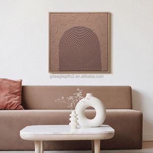 لوحات جدارية من الاكريليك من EAGLEGIFTS لوحات لوحات خشبية لنمط الحد الادنى لوحات تجريدية مرسومة يدويا ثلاثية الابعاد - Product Image 6