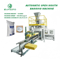 Open Mouth Bag Filling Machine for Sugar Powder 25kg Auger Feeding Packing Machine Sugar Powder Weighing and Sewing Machine