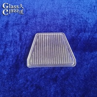 Lentille diffuseur en verre sablé linéaire personnalisée pour les systèmes d'éclairage LED et de projecteurs sur rail