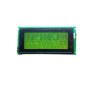 مخطط البعد 180*65 أحادية LCD نقطية lcd الانعكاسية الأصفر-الأخضر فيلم lcd أحادي اللون