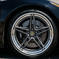 Jantes forgées 2 pièces Star Custom à déport profond et lèvre polie 5x108 5x112 5x114.3 5x120 pour Mustang Camaro Hellcat Aftermarket