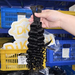 Estensioni per Capelli Umani Ricci Profondi all'Ingrosso, Capelli Grezzi per Trecce Boho - Product Image 2
