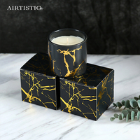 Bougie parfumée en céramique Offre Spéciale Grain de marbre Design de luxe
