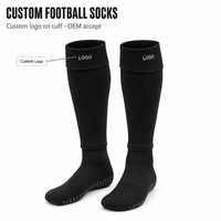 Chaussettes de football personnalisées antidérapantes pour équipes, chaussettes de sport professionnelles à compression longues