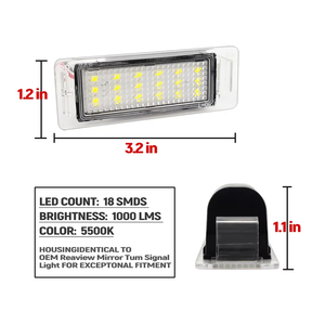 2 Luces LED para Matrícula para <span class=keywords><strong>OPEL</strong></span> VAUXHALL <span class=keywords><strong>MOKKA</strong></span> X Insignia Sports Tourer Cadillac GMC Chevrolet Cruze Camaro Corvette - Product Image 3