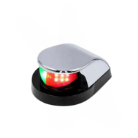Feux latéraux de bateau/yacht à LED bicolores ABS 12V rouge et vert