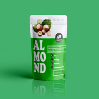 Pochette Doypack Personnalisable 100% Recyclable en Plastique avec Fermeture Éclair Supérieure pour Aliments et Snacks, Impression Numérique
