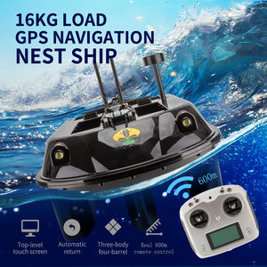 Nouveau bateau à appâts télécommandé pour la pêche à la carpe <span class=keywords><strong>XHX</strong></span> B603, capacité de charge de 8 kg, avec sonar GPS, télécommande de 600 m et batterie de plus de 5000 mAh, vente en gros d'usine - Product Image 2