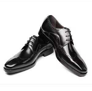 Zapatos de Vestir Formales de Negocios para Hombre, de Cuero Genuino, Impermeables, Sin Cordones, de Alta Calidad, Elegantes y de Lujo - Product Image 5