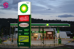 LED stasiun bensin <span class=keywords><strong>Digital</strong></span> Pylon tanda iklan luar ruangan untuk stasiun bahan bakar mobil Taman Mall & Rumah Sakit sumber cahaya strip LED - Product Image 5