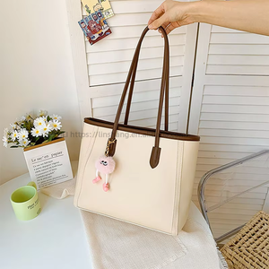 Fashion National PU Ladies Tote Bag With Polyester Portable <b>up</b> to 1L Capacity for Commuting and Daily Use - Product Image 3