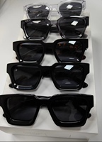 Lunettes de soleil polarisées épaisses rétro vintage de haute qualité, surdimensionnées, pour homme et femme, en acétate, de haute qualité, italiennes