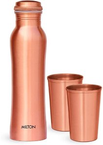 Wholesale Modern Decorative Hammered Copper Water <b>Bottle</b> Dishwasher Safe Kitchen High Quality Copper Drinkware <b>Bottle</b> - Product Image 3