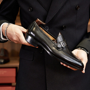 Leather Men's Oxford Dress <b>Shoes</b> Premium <b>Slip</b> Resistant Formal Office Business <b>Shoes</b> - Product Image 4