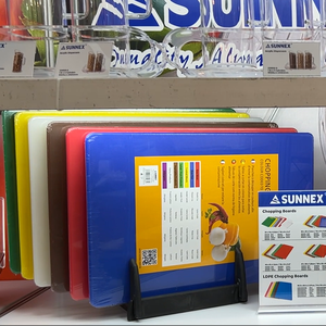 Sunnex Planche à découper en plastique PP écologique Passe au lave-vaisselle Ustensiles de cuisine commerciaux 6 couleurs Available-46x31mm 51x38mm Tailles - Product Image 5